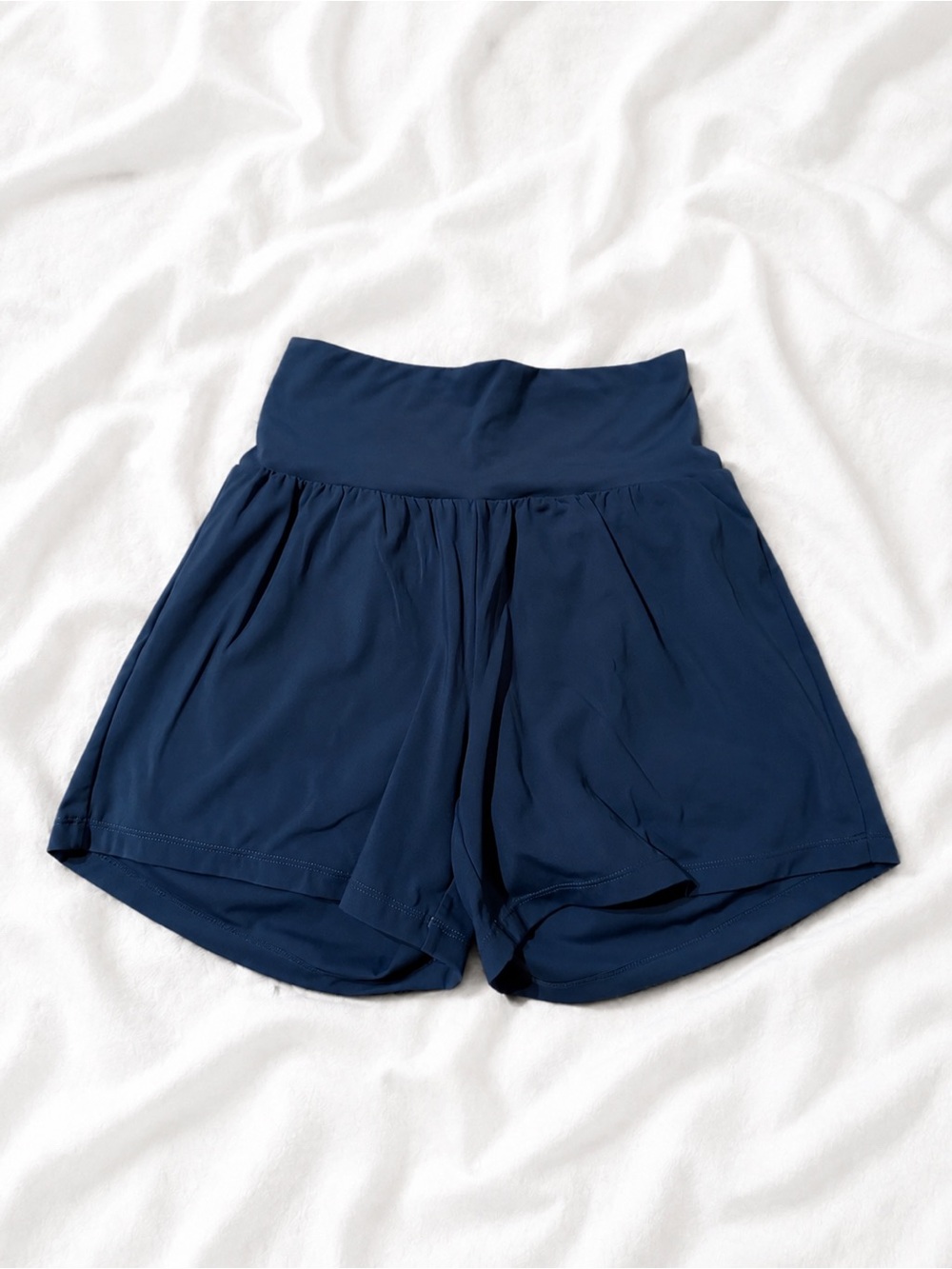 HALARA Navy High-Rise Athletic Shorts